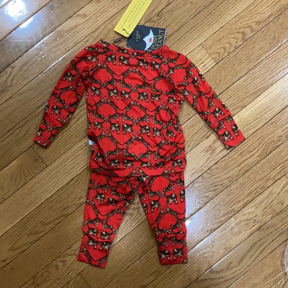 Posh Peanut Girl's Posh Peanut x Alice & Olivia Bengal Pajama Set-6-12M - Picture 2 of 3